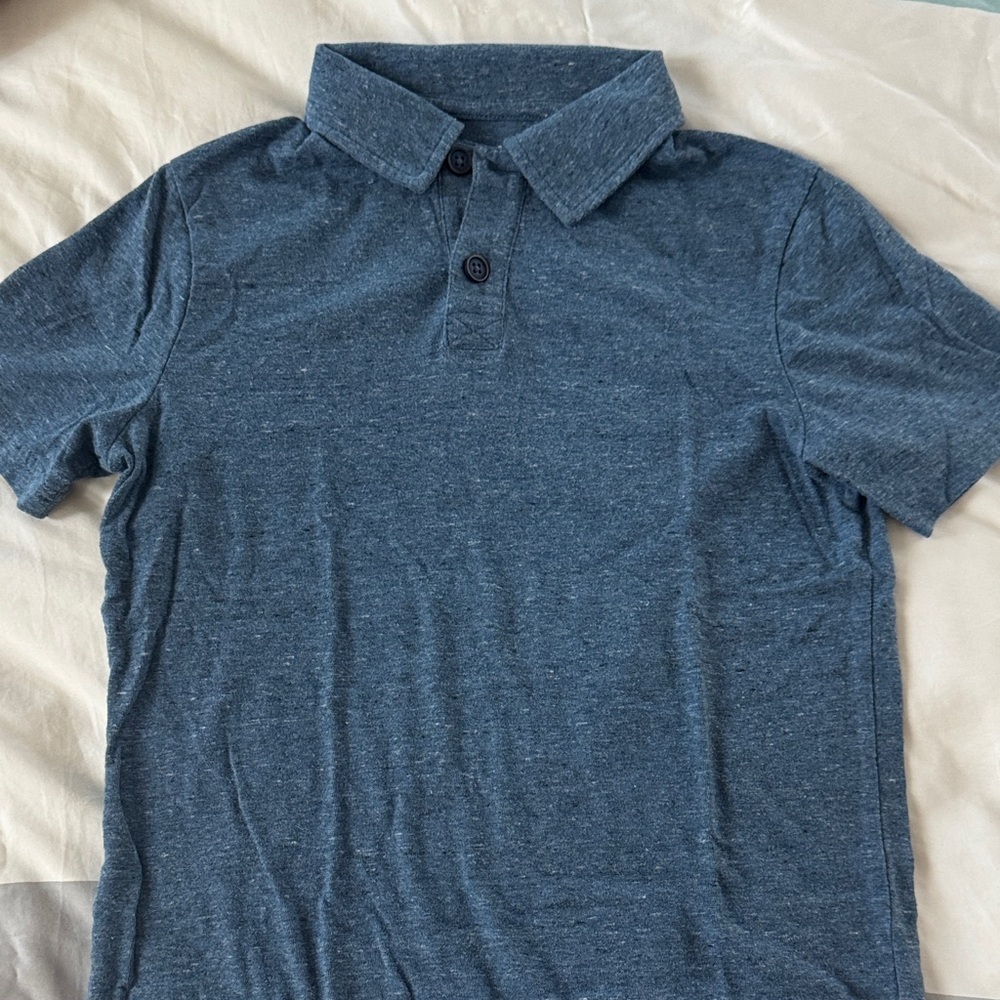 Kids Short-Sleeve Polo Shirt - blue